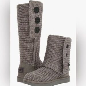UGG Women's Classic Cardy knit boots